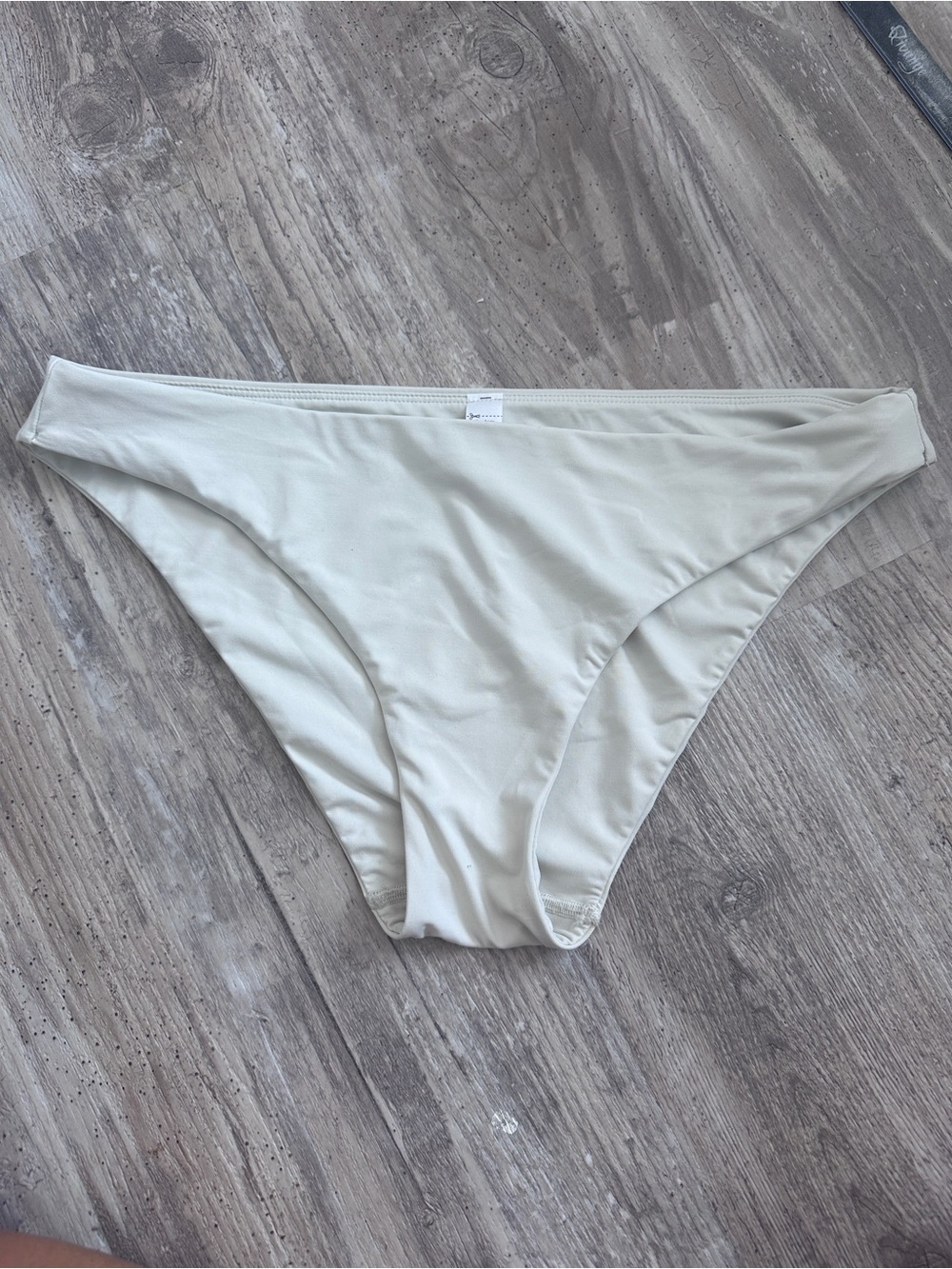 CRZ Yoga Women’s Classic Bikini Bottom - Cream Size Medium